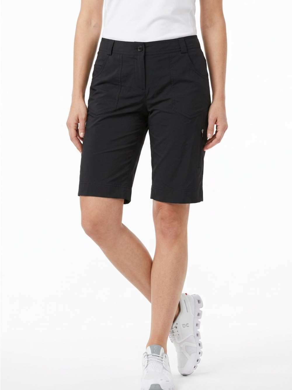 ⛳️|•IZOD•| Black Knee Length Shorts Golf Athletic Size 4